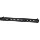Intellinet Patch Panel, Cat5e, FTP, 24-Port, 1U, Shielded, 90 Top-Entry Punch-Down Blocks, Black Intellinet Patch Panel, Cat5e, FTP, 24-Port, 1U, Shielded, 90 Top-Entry Punch-Down Blocks, Black