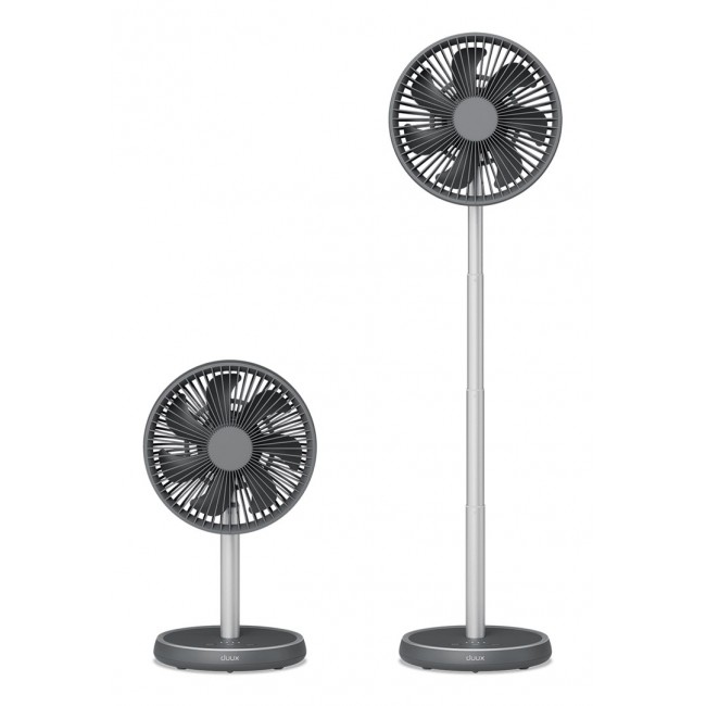 Duux Rize Flex Stand Fan Grey Diameter 21 cm
