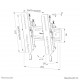 Neomounts WL35S-850BL12 TV mount wall 24-65