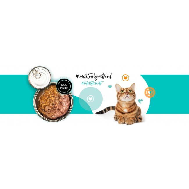 3COTY 12. Chicken with duck - wet cat food - 180g 3COTY 12. Chicken with duck - wet cat food - 180g