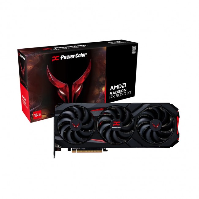 Graphics card. PowerColor Red Devil RX9070XT 16G-E/OC Graphics card. PowerColor Red Devil RX9070XT 16G-E/OC