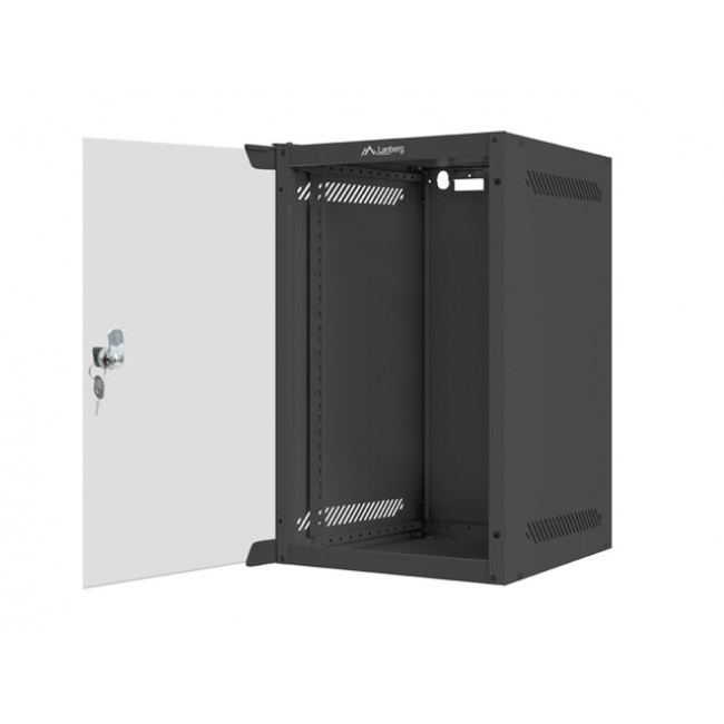 Lanberg WF10-2309-10B rack cabinet 9U Wall mounted rack Black Lanberg WF10-2309-10B rack cabinet 9U Wall mounted rack Black