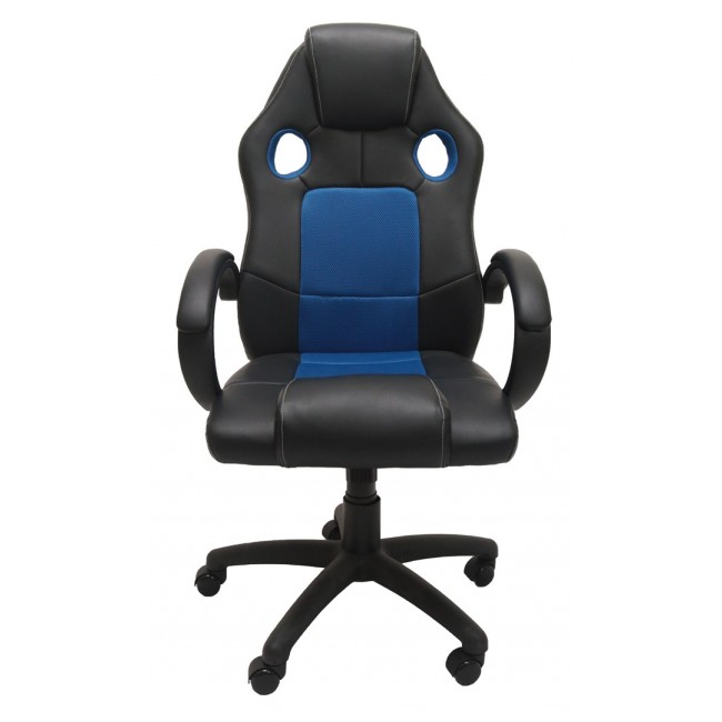 Topeshop FOTEL ENZO NIEB-CZAR office/computer chair Padded seat Padded backrest