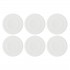 Set of 6 Bosco Salad Plates - White, 21.5 cm