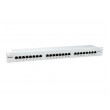 Equip 24-Port Cat.6 Shielded Patch Panel, Light Grey Equip 24-Port Cat.6 Shielded Patch Panel, Light Grey