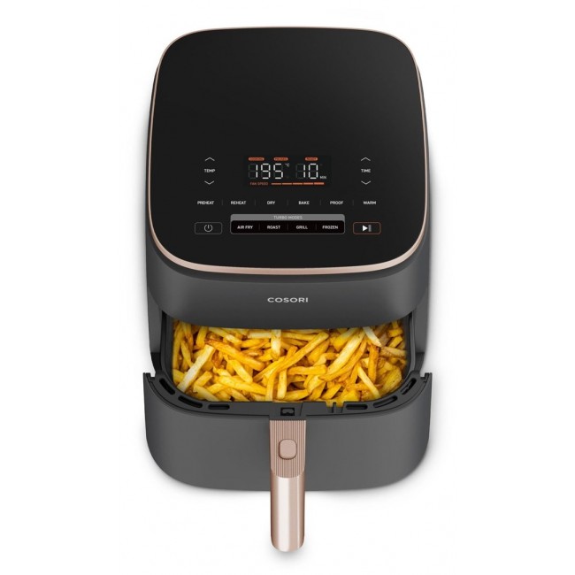 Cosori Turbo Blaze Chef Edition Single 6 L Stand-alone 1725 W Hot air fryer Black, Pink gold