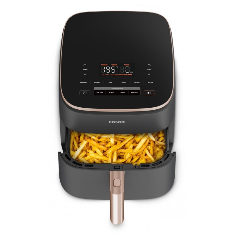 Cosori Turbo Blaze Chef Edition Single 6 L Stand-alone 1725 W Hot air fryer Black, Pink gold