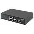Intellinet 8-Port Gigabit Ethernet PoE+ Switch with 2 RJ45 Gigabit Uplink Ports, IEEE 802.3at/af Power over Ethernet (PoE+/PoE) Compliant, 120 W, Endspan, Desktop (WITH C14 2 PIN POWER CORD) Intellinet 8-Port Gigabit Ethernet PoE+ Switch with 2 RJ45 Gigabit Uplink Ports, IEEE 802.3at/af Power over Ethernet (PoE+/PoE) Compliant, 120 W, Endspan, Desktop (WITH C14 2 PIN POWER CORD)