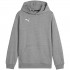 Puma Team Goal Casuals Hoddy Sweatshirt Grey 658619 33 140cm