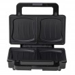 Adler CR 3074 Sandwich maker 2-in-1 Black, Stainless steel