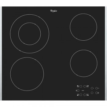 Whirlpool AKT 8130 BA hob Black Built-in Ceramic 4 zone(s)