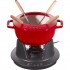 Staub fondue set - 16 cm, Red