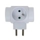Esperanza ELK302W Electrical Splitter 3 sockets White Esperanza ELK302W Electrical Splitter 3 sockets White