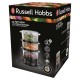 Russell Hobbs 26530-56 steam cooker 3 basket(s) Freestanding 400 W Black, Translucent