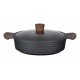 Resto Kitchenware 93506 saucepan 4.4 L Round Black, Wood Resto Kitchenware 93506 saucepan 4.4 L Round Black, Wood