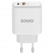 Savio LA-12 mobile device charger Universal White AC Fast charging Indoor Savio LA-12 mobile device charger Universal White AC Fast charging Indoor