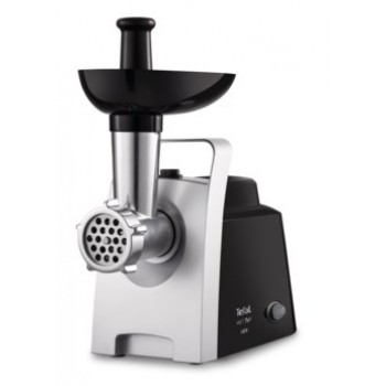 Tefal NE108831 mincer 1400 W Black, Satin steel