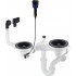 Siphon for 1.5- and 2-bowl granite sink - Space-Saver