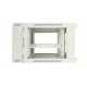 Extralink Rackmount cabinet 6U 600x600 AZH Gray wall mounted, swing type