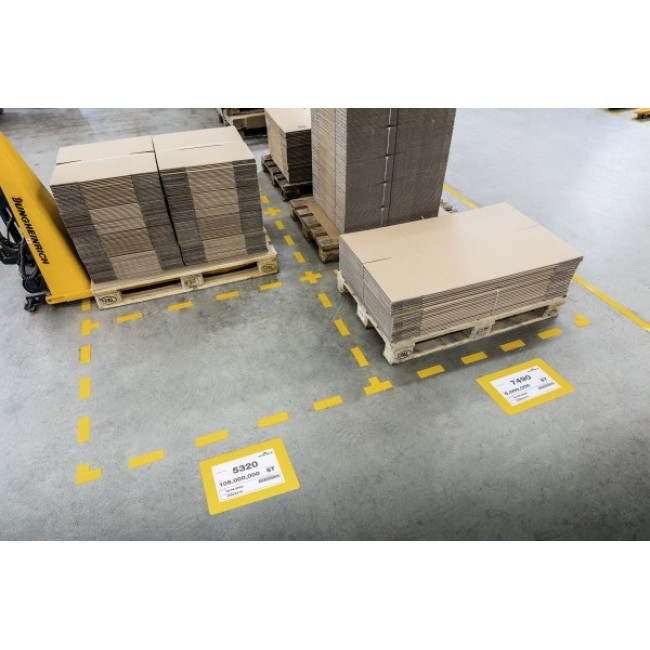Durable 180804 self-adhesive symbol Yellow