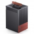 Jonsbo T6 PC Case, Mini-Tower, Mini-ITX, Tempered Glass, Wood, black