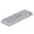 DELOCK 3 Port Hub und 2 Slot Card Reader fur MacBook mit PD 3.0 und einschiebbarem USB Type-C Anschluss