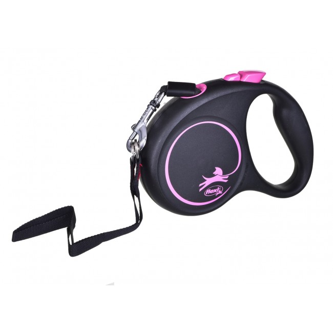 Flexi Black Design S 5 m Dog Retractable lead