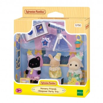 Sylvanian Families Nursery Friends - Sleepover Party Trio