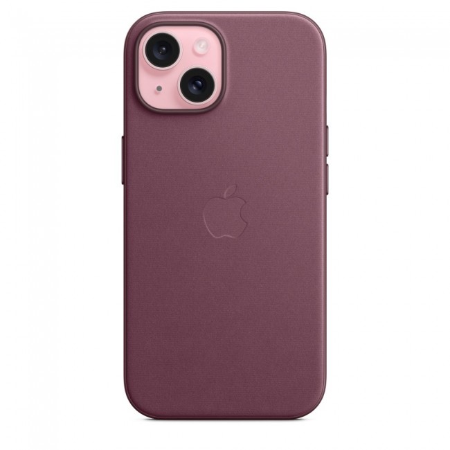 Apple iPhone 15 FineWoven Case with MagSafe - Mulberry Apple iPhone 15 FineWoven Case with MagSafe - Mulberry