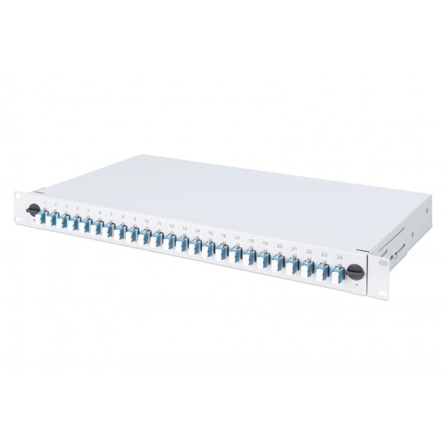 Digitus Fiber Optic Splice Box, Equipped, LC, OS2 Digitus Fiber Optic Splice Box, Equipped, LC, OS2