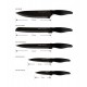 Smile SNS-6 6-piece block knife set black