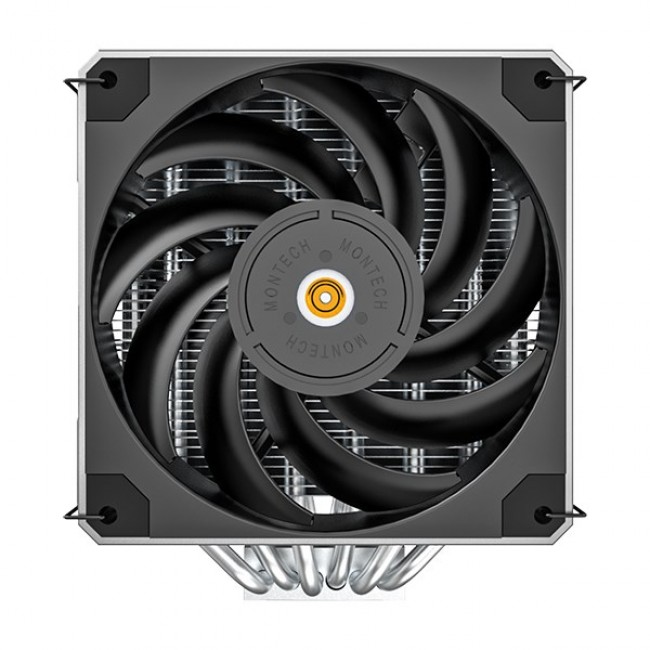 Montech METAL DT24 BASE computer cooling system Processor Air cooler 12 cm Black 2 pc(s) Montech METAL DT24 BASE computer cooling system Processor Air cooler 12 cm Black 2 pc(s)