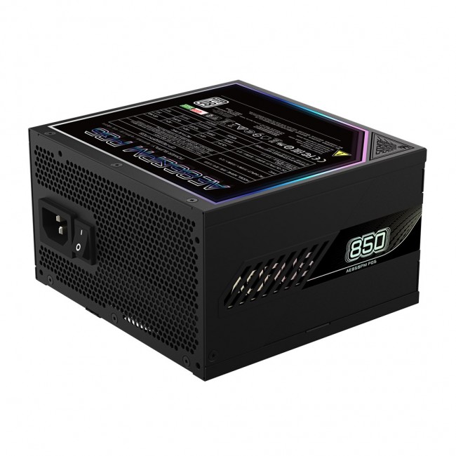 GIGABYTE AORUS ELITE P850W Power Supply - PCIe 5.0, 80 PLUS Platinum, Fully Modular Design, 120mm Fan, ATX 3.0 compatible, EU Plug GIGABYTE AORUS ELITE P850W Power Supply - PCIe 5.0, 80 PLUS Platinum, Fully Modular Design, 120mm Fan, ATX 3.0 compatible, EU Plug