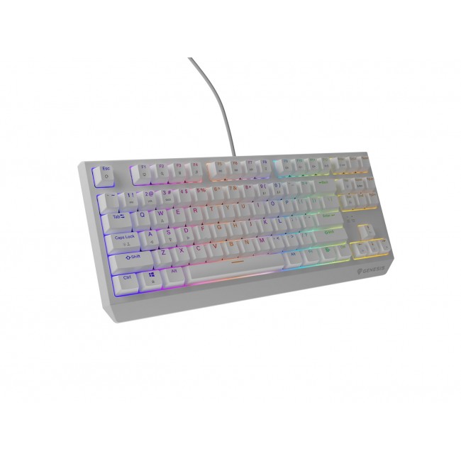 GENESIS Thor 230 TKL keyboard Gaming USB + RF Wireless + Bluetooth QWERTY White