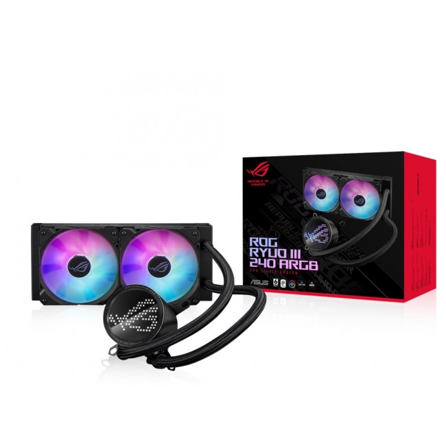 ASUS ROG Ryuo III 240 ARGB Processor All-in-one liquid cooler 12 cm Black