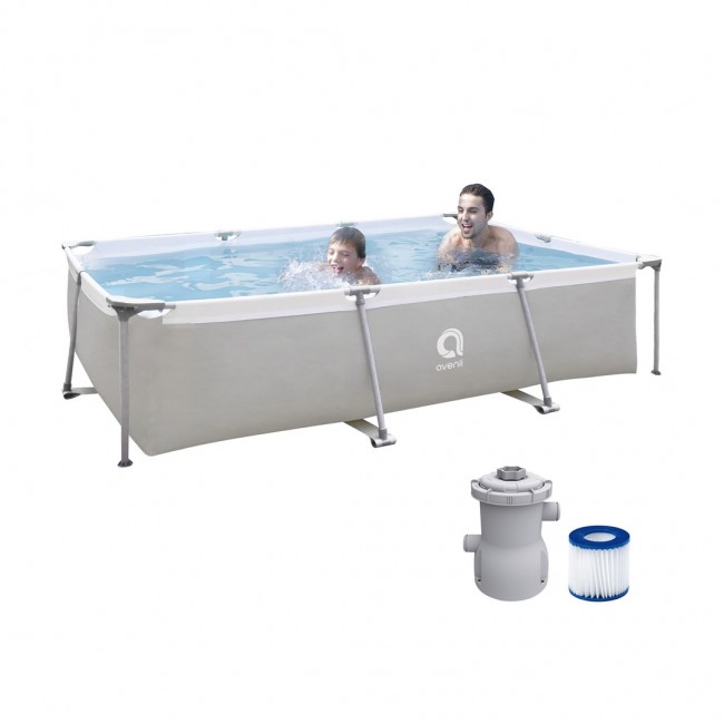 AVENLI grey frame pool, 300x207x66