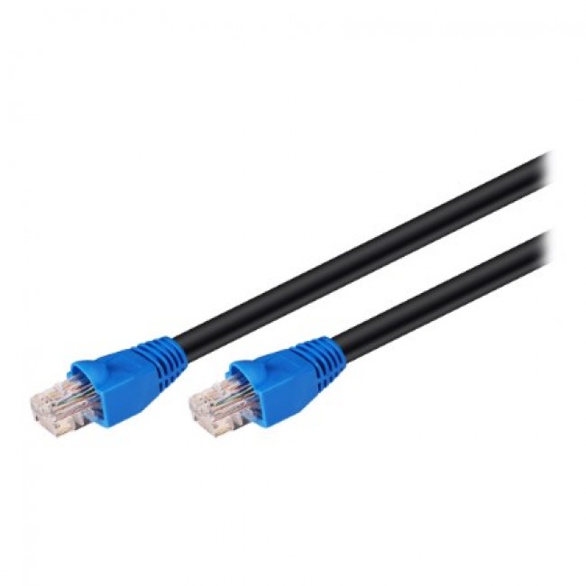 Goobay 94397 networking cable Black 75 m Cat6 U/UTP (UTP)