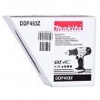 Makita DDF453Z drill Black,Turquoise 1.7 kg Makita DDF453Z drill Black,Turquoise 1.7 kg