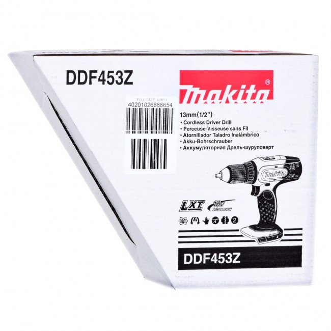 Makita DDF453Z drill Black,Turquoise 1.7 kg Makita DDF453Z drill Black,Turquoise 1.7 kg