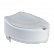 Raised Toilet Seat with Lid, 10 cm, Sara RF-870/10 REHAFUND, White