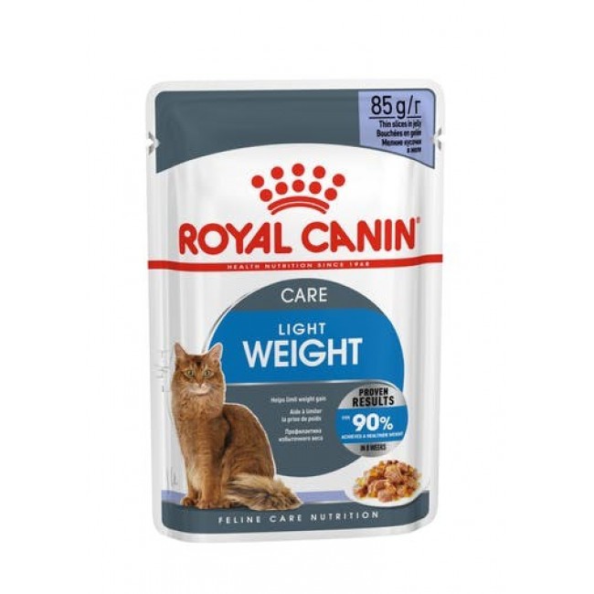 ROYAL CANIN FCN Light Weight Care in jelly - wet food for adult cats - 12x85g