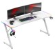Huzaro Hero 4.8 White RGB - gaming desk Huzaro Hero 4.8 White RGB - gaming desk