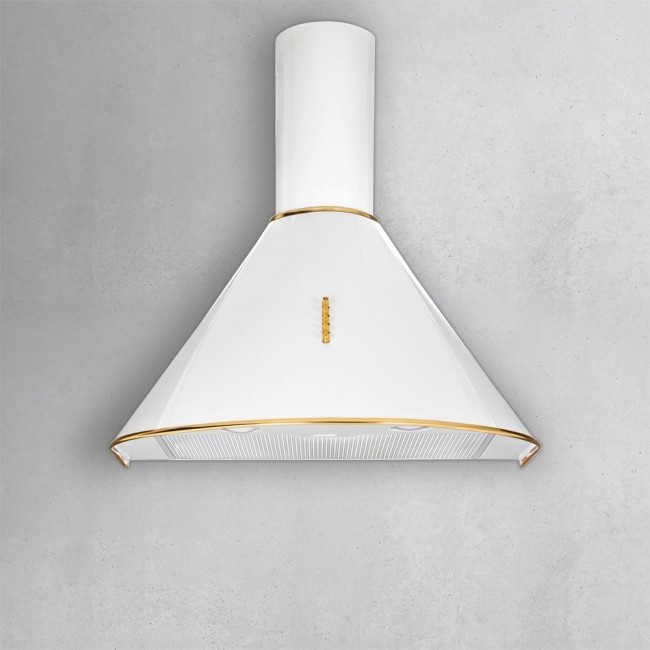 Chimney Hood Akpo WK-4 Dandys GOLD 50 cm 450 m3/h, White