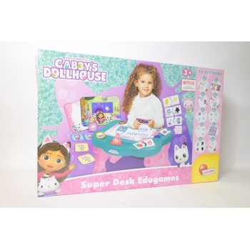 PROMO Desk with educational games Gabi Cat House 103355 LISCIANI