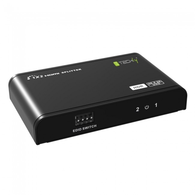 Techly IDATA HDMI2-4K2HDR video splitter HDMI 2x HDMI Techly IDATA HDMI2-4K2HDR video splitter HDMI 2x HDMI