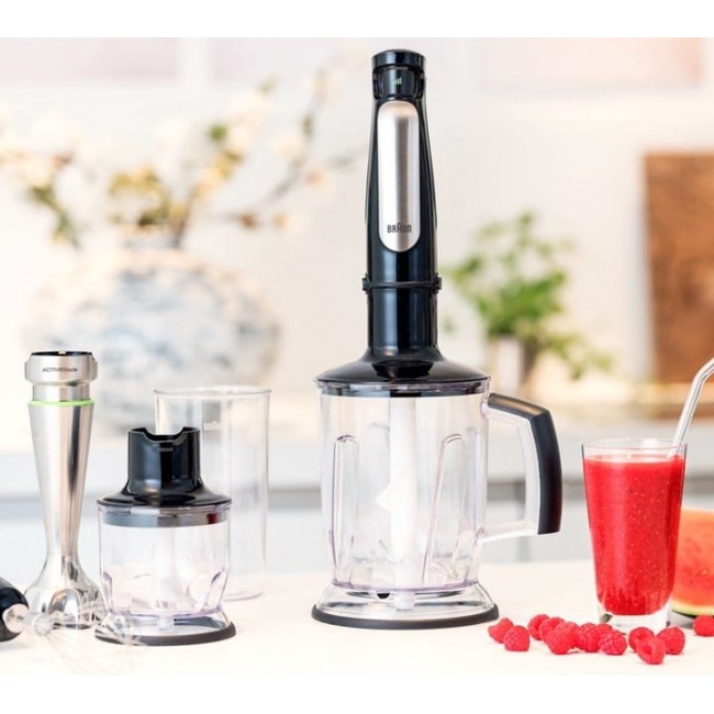 Braun MultiQuick 7 MQ 7045X 1.25 L Immersion blender 1000 W Black, Stainless steel Braun MultiQuick 7 MQ 7045X 1.25 L Immersion blender 1000 W Black, Stainless steel