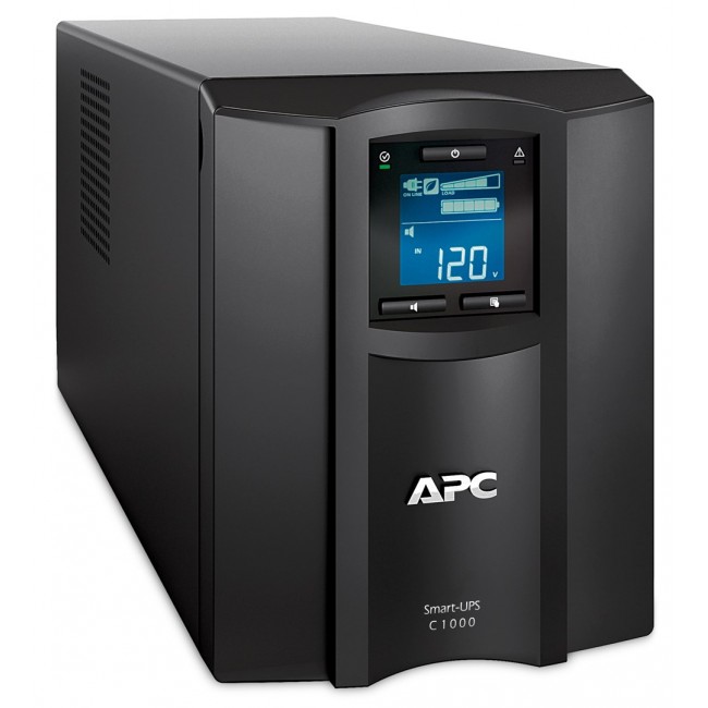 APC Smart-UPS C, Line Interactive, 1000VA, Tower, 230V, 8x IEC C13 outlets, SmartConnect port, USB and Serial communication, AVR, Graphic LCD APC Smart-UPS C, Line Interactive, 1000VA, Tower, 230V, 8x IEC C13 outlets, SmartConnect port, USB and Serial communication, AVR, Graphic LCD
