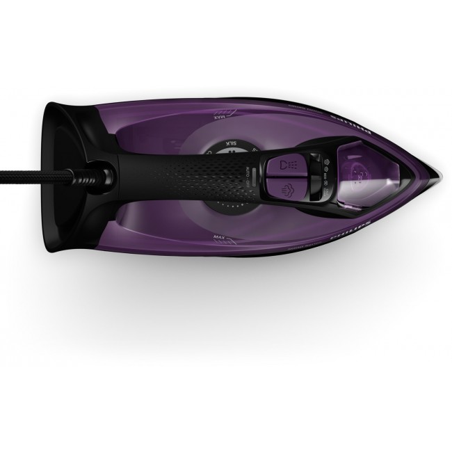 Philips | DST5030/80 | Steam Iron | 2400 W | Water tank capacity 320 ml | Continuous steam 45 g/min | Steam boost performance g/min | Dark Purple