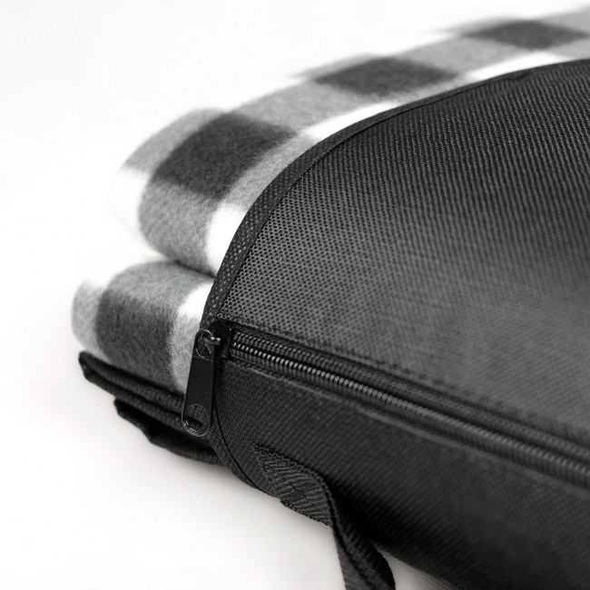 PROMIS Picnic Blanket, Green Stripes, 200 cm x 150 cm