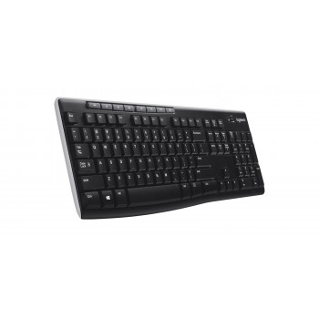 Logitech K270 keyboard RF Wireless QWERTY Black